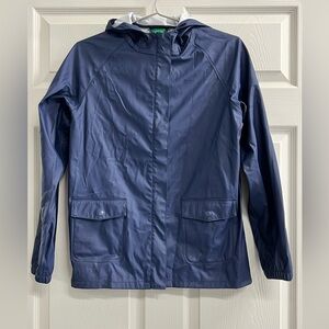 Mountain Warehouse Youth Blue Waterproof Windbreaker Rain Jacket - Size 13 - GUC